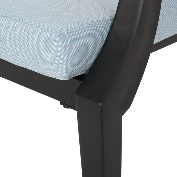 Gracie Oaks Johnstown Patio Dining Chair with Cushion & Reviews Wayfair